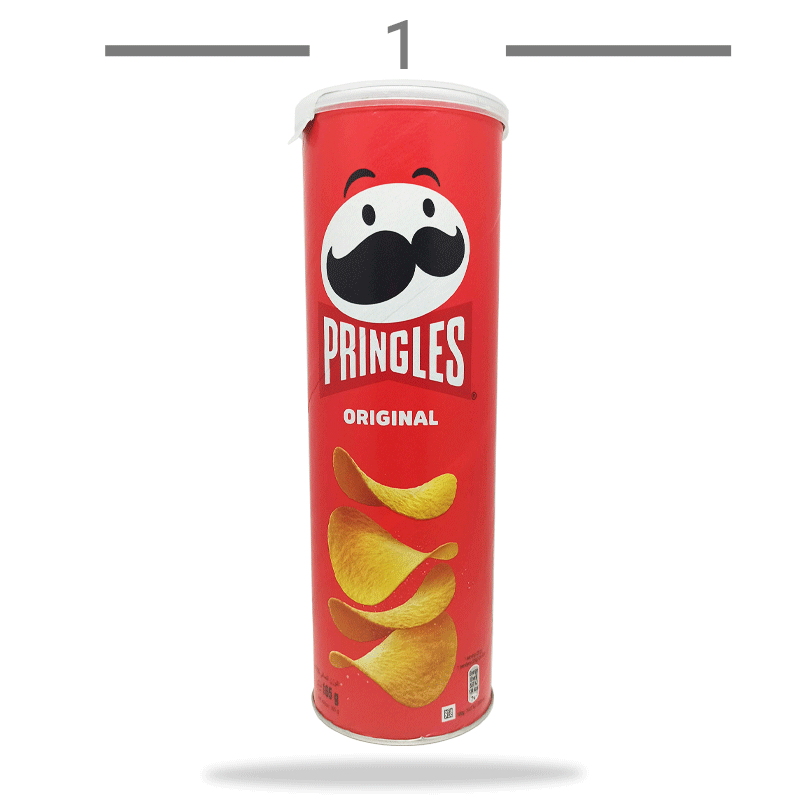  چیپس پرینگلز Pringles با طعم اورجینال وزن 165 گرم 