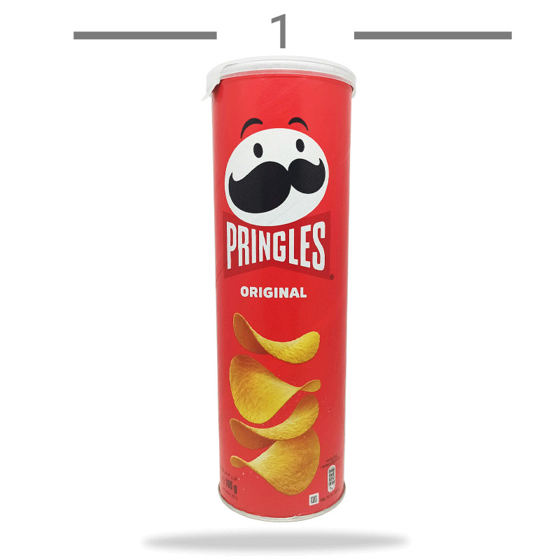 چیپس پرینگلز Pringles با طعم اورجینال وزن 165 گرم