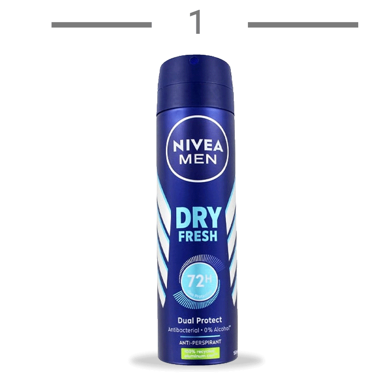  اسپری ضد تعریق مردانه نیوا مدل DRY FRESH حجم 150 میل 