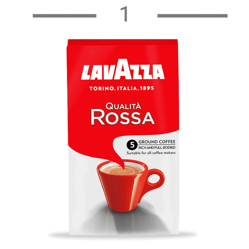 پودر قهوه لاوازا LAVAZZA مدل کوالیتا روسا وزن 250 گرم