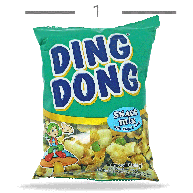 آجیل میکس دینگ دونگ Ding Dong باطعم ساده 100 گرم