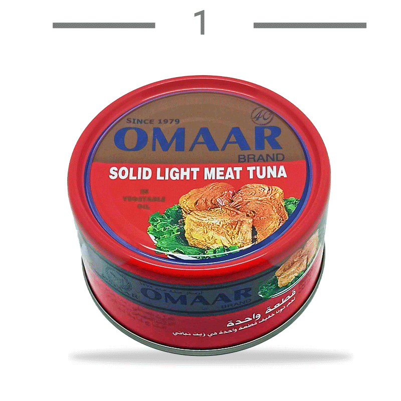 کنسرو ماهی OMAAR عمر وزن 185 گرم ساخت تایلند