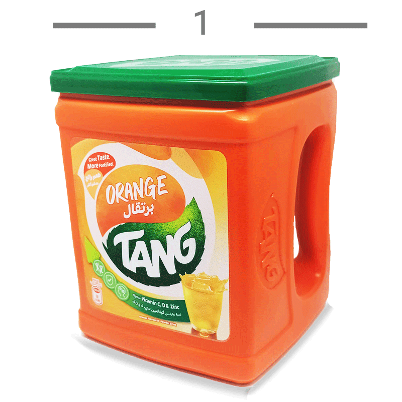 پودر شربت تانج tang ویتامین سی با طعم پرتقال 2 کیلوگرم